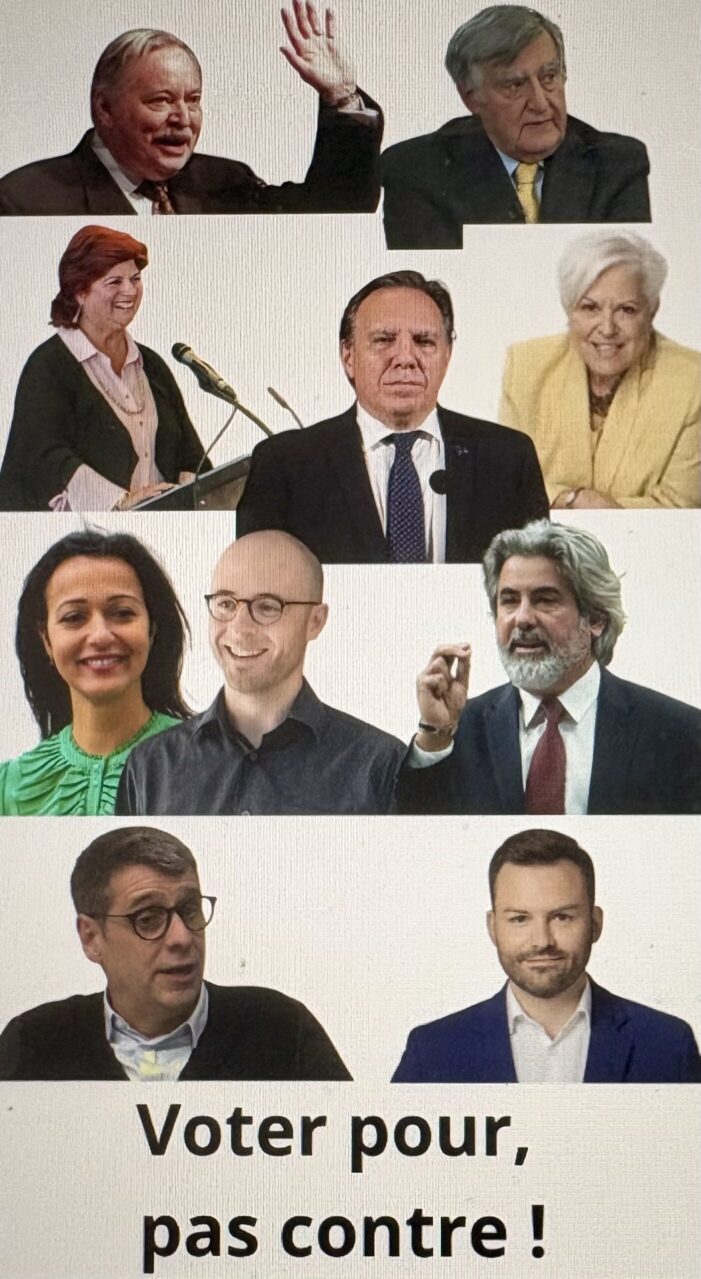 Je veux voter pour un parti !